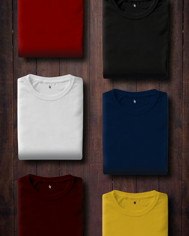 Lot de 5 t-shirts couleurs, taille S
