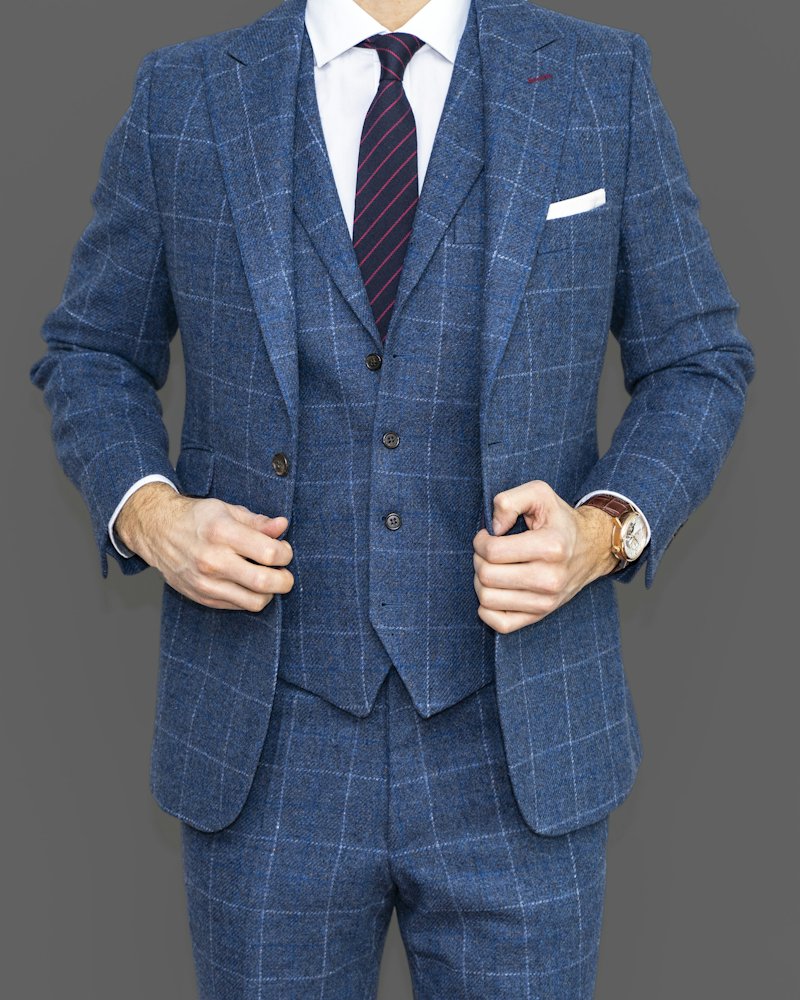 Costume bleu 3 pièces, taille 50